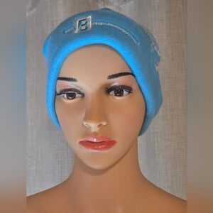 Blue Knit Beanie